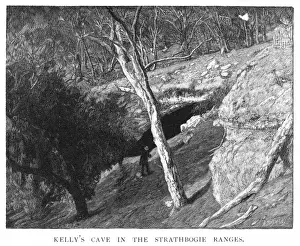 Victoria Australia Landscape Prints: Ned Kellys cave in the Strathbogie Ranges