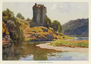 Prints of Neidpath Castle, Peebles Country Prints: Neidpath Castle Print