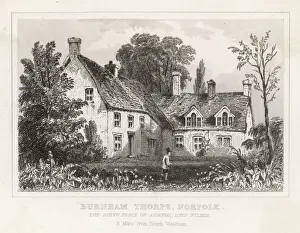 Lord Nelson Prints: Nelson Birthplace Print, Burnham Thorpe, Norfolk