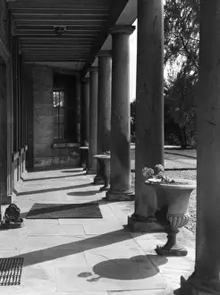 English Country Mansions Prints: Neo Classical Colonnade