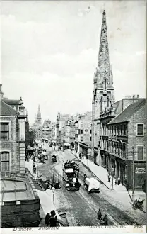 Prints of Nethergate, Dundee, Angus, Scotland. Date: 1900s Angus Prints: Nethergate, Dundee Print - 1900s