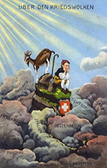 Neutral Switzerland sitting high above the warring world Neutral Switzerland sitting high above the warring world