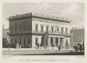 New Athenaeum Club 1820 Print of Waterloo Place