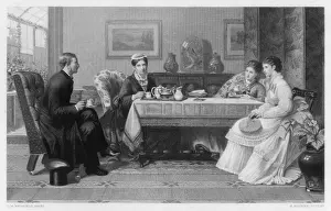 Victorian Era Christianity Prints: The New Curate
