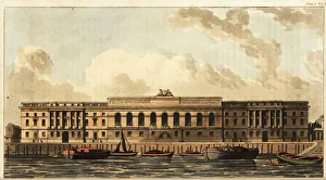 The New Custom House on the River Thames, London The New Custom House on the River Thames, London