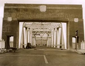 New Forth Road Bridge - just before opening - October, 1936 New Forth Road Bridge - just before opening - October, 1936