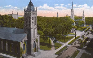 New Haven, Connecticut, USA - Three Churches on The Green New Haven, Connecticut, USA - Three Churches on The Green