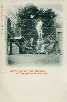 A new hot spring at Bad Nauheim, Germany A new hot spring at Bad Nauheim, Germany
