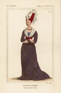 Bonne of Berry Countess of Savoy Print 1852