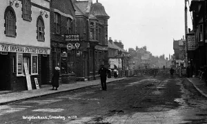 Circa 1908 Brighton Road Print, Crawley