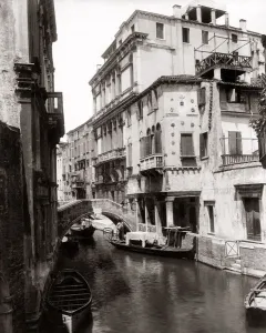 Venice Print - Rio Vidnan, c.1880s Italy