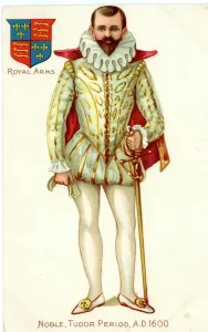 Tudor/Elizabethan Nobleman Print, 1600