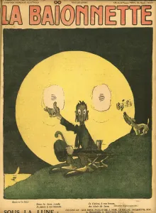 WW1 Print: La Baionnette by the Light of the Moon