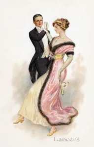 Elegant Couple Dancing Prints: Dancing