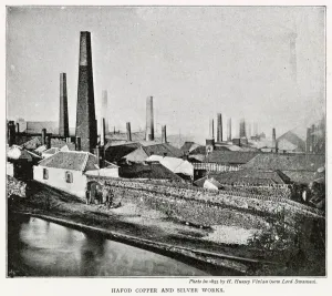 Hafod Copper and Silver Works Print, Swansea Canal