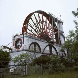 Laxey Wheel Print: Lady Isabella, Isle of Man