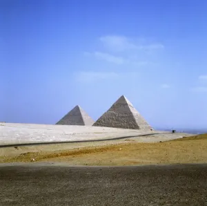 The Great Pyramids of Giza Print