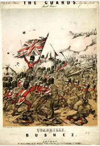 Union Jack Flag Design Prints: Music cover, The Guards Quadrille by Bushez