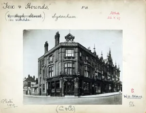 Vintage Pub Photographs London Prints: Photograph of Fox & Hounds PH, Sydenham, London