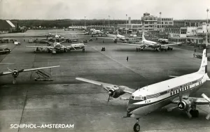 Early 1960s View of Schiphol Airport Print, Amsterdam