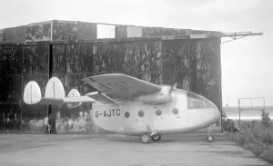 Miles M.57 Aerovan 4 G-AJTC Print, Woodley Aerodrome, 1947