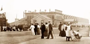 Victorian Era Train Station Prints: Railway Station, Fleetwood