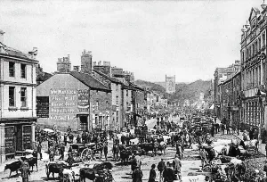 Early 1900s Skipton High Street Print