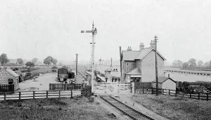 Victorian Era Train Station Prints: Town Railway Station, Crowle