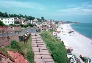 West Cliff Print, Budleigh Salterton Landscape