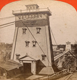 New Suspension Bridge Tower, Niagara Falls, USA New Suspension Bridge Tower, Niagara Falls, USA