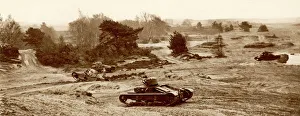 New type of light tank demonstrated at Aldershot New type of light tank demonstrated at Aldershot