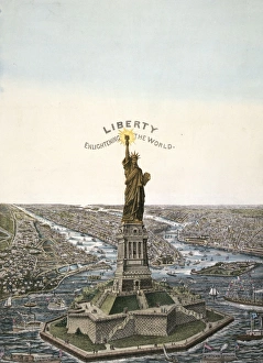 New York. Bartholdi Statue of Liberty, erected on Bedloes I New York. Bartholdi Statue of Liberty, erected on Bedloes I