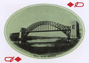 New York City - Playing card - Hell Gate Bridge New York City - Playing card - Hell Gate Bridge