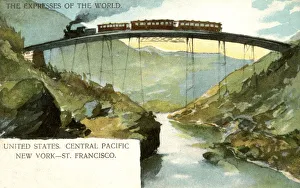 New York to San Francisco, Central Pacific railroad New York to San Francisco, Central Pacific railroad