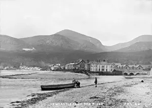 Newcastle Northern Ireland Prints: Newcastle from the River