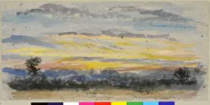 James Moore Artwork For Sale Prints: Newcastle Sunset Study
