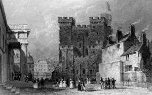 Newcastle upon Tyne The Castle Print, 1834
