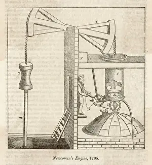 Newcomen Steam Engine Prints: Newcomen Steam Engine