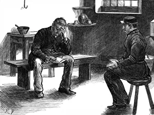 Newgate Prison History Prints: Newgate Prison - the condemned cell