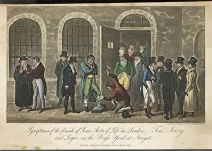 Newgate Prison Print, 19th Century Engraving