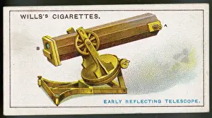 Isaac Newton Prints: Newton's Reflecting Telescope Print