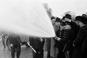 NFS - Home Office hose tests at Wimbledon, WW2 NFS - Home Office hose tests at Wimbledon, WW2