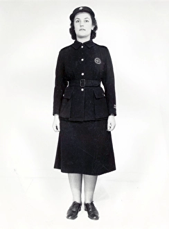 NFS (London Region No 5) firewomans uniform, WW2 NFS (London Region No 5) firewomans uniform, WW2