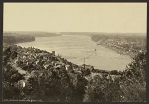 Coloured Photochrom Prints Online Prints: Niagara River from Queenston