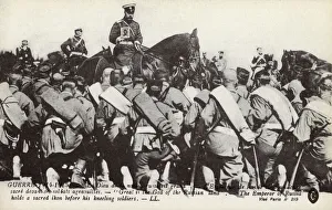 Nicolas II and Kneeling troops - WWI Nicolas II and Kneeling troops - WWI