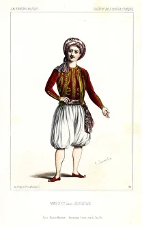 Nicolas Jean-Jacques Masset in the opera Gulistan, 1844 Nicolas Jean-Jacques Masset in the opera Gulistan, 1844