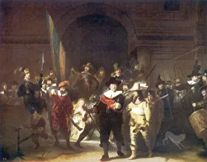 Rembrandt Prints: Rembrandt's Night Watch Print
