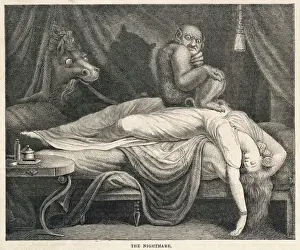 Surrealism Prints: Mary Evans Print: Nightmare Nightmare