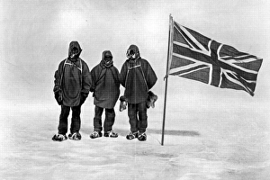 The Nimrod Antarctic Expedition at the furthest point South The Nimrod Antarctic Expedition at the furthest point South