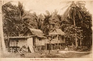 Nipa Houses near Manila, Philippines Nipa Houses near Manila, Philippines